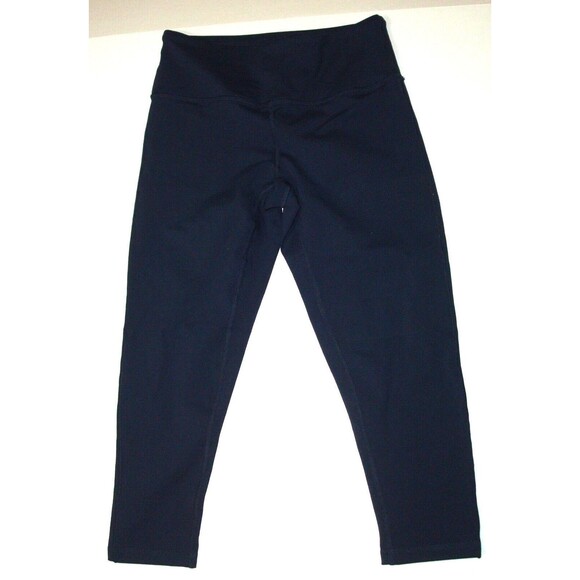 NWT New Prana Transform Capri High Waist S Legging Womens Yoga Pilates Navy Blue - Picture 4 of 7